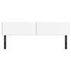 vidaXL Горни табли за легло 2 бр бели 90x5x78/88 см изкуствена кожа