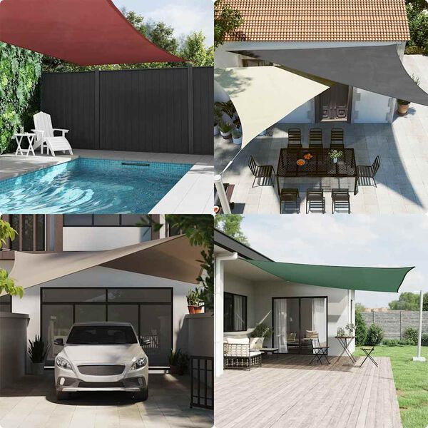 vidaXL Платно-сенник, Оксфорд текстил, правоъгълно, 2x5 м, антрацит