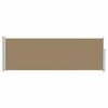 vidaXL Сгъваема странична перголка Таупе 300 x 100 cm Полиестер
