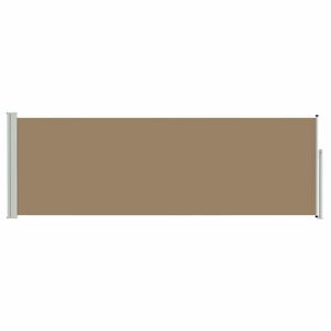 vidaXL Сгъваема странична перголка Таупе 300 x 100 cm Полиестер
