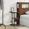 vidaXL Нощен шкаф Кафяв дъб 41.5 x 26 x 60.5 см Инженерно дърво