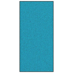 vidaXL Мат за врата Циан и Черен 120 x 250 cm 100% Полиамид