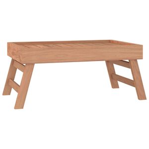 vidaXL Сгъваема табла 55x35x25 см тиково дърво масив