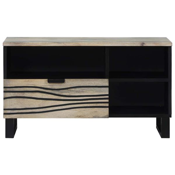 vidaXL ТВ Единици с чекмедже Бяло 80 x 33 x 46 см Инженерно дърво