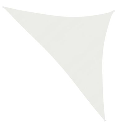 vidaXL Платно-сенник, 160 г/м², бяло, 5x5х6 м, HDPE