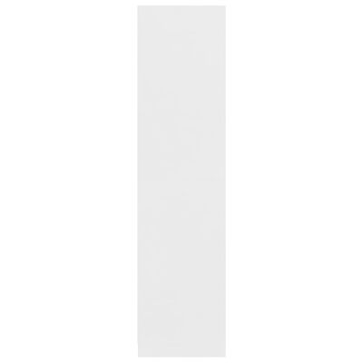 vidaXL Гардероб, бял, 100x50x200 см, ПДЧ