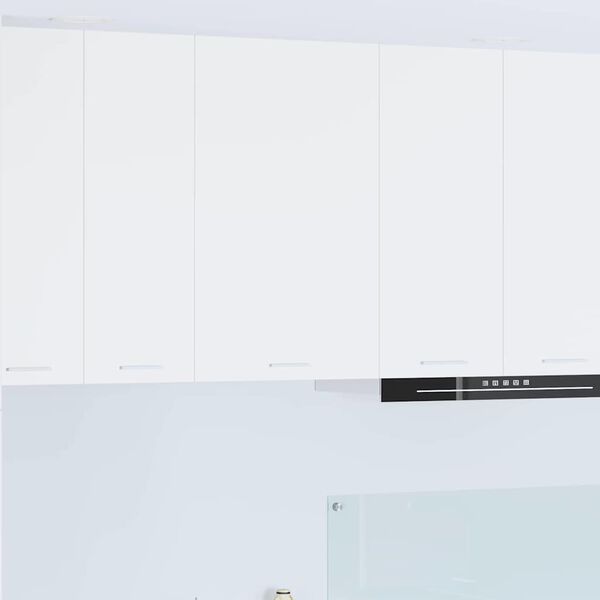 vidaXL Висящ шкаф със съхранение Бяло 50 x 31 x 80 см Инженерно дърво