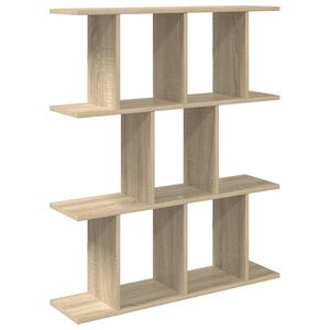 vidaXL Стенен рафт Дъб сонома 80 x 20 x 96 см Инженерна дървесина