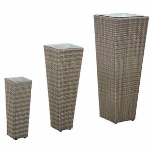 vidaXL Комплект за открито 3 pcs Метал