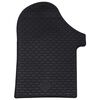 vidaXL Автомобилен килим 2 pcs Черно TPE