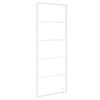 vidaXL Закачалка за кърпи, бяла, 45x10x115 см, стомана