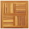 vidaXL Плот за маса, 60x60x2 см, квадратен, акациево дърво масив