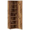 vidaXL Висок шкаф Старо дърво 50 x 42,5 x 185 см