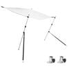 vidaXL T-Top комплект удължение за сенник бял 174x205x(115-194) см
