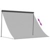 vidaXL Прибираща се тента, антрацит, 200x150 см, плат и стомана