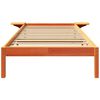 vidaXL Рамка за легло Кафяво с восъчно покритие 90 x 190 cm