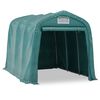 vidaXL Гаражна тента, PVC, 2,4х3,6 м, зелена
