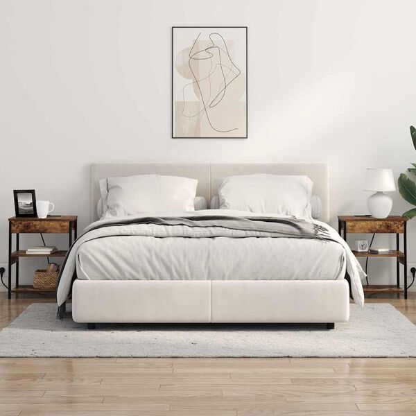 vidaXL Нощен шкаф Димян дъб 41 x 31 x 51 см Инженерно дърво