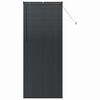 vidaXL Вертикални щори Черно 220 x 90 см Алуминий
