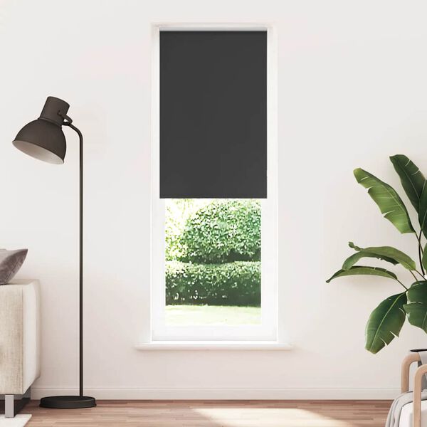 vidaXL Ролетна щора Blackout Black 65x210 cm Ширина на плата 60,7 cm