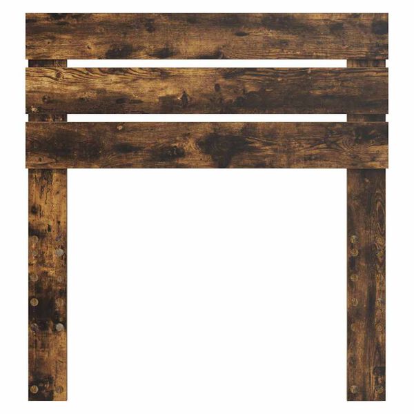 vidaXL Облегалка за глава с таблото Димян дъб 75 cm Инженерно дърво