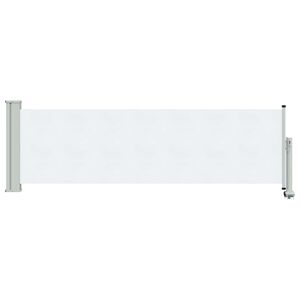 vidaXL Страничен сенник 80 x 300 cm 100% полиестер, желязо, стомана