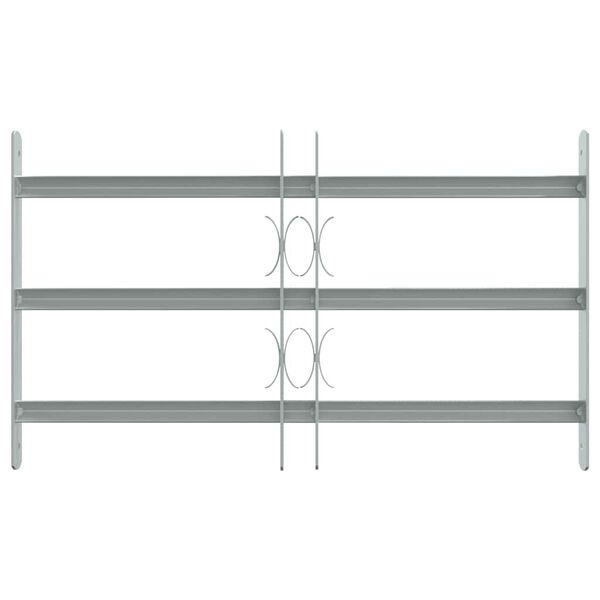 vidaXL Регулируема решетка за прозорци с 3 напречни пръта 500-650 мм