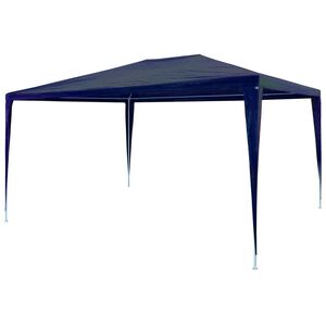 vidaXL Парти шатра, 3x4 м, PE, синя