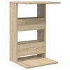 vidaXL Странична маса Сонома дъб 40 x 35 x 60,5 см Инженерна дървесина