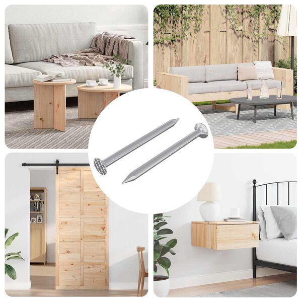 vidaXL Нокти за Дърво 2 pcs