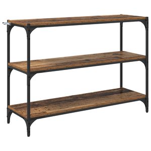vidaXL Шкаф за книги Старо дърво 100 x 33 x 70,5 см