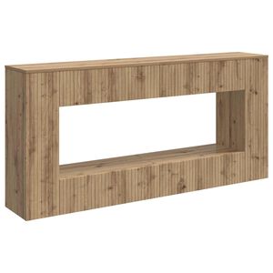 vidaXL Конзолна маса Артизан Дъб 155 x 29 x 74 см