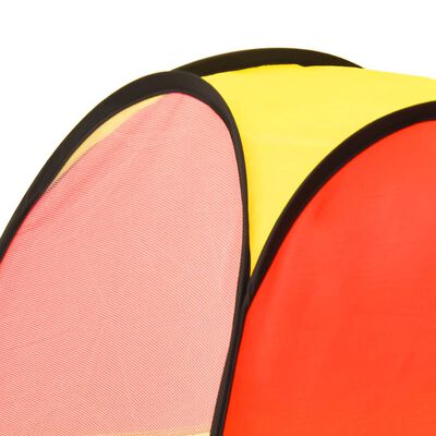 vidaXL Детска палатка за игра, многоцветна, 255x80x100 см
