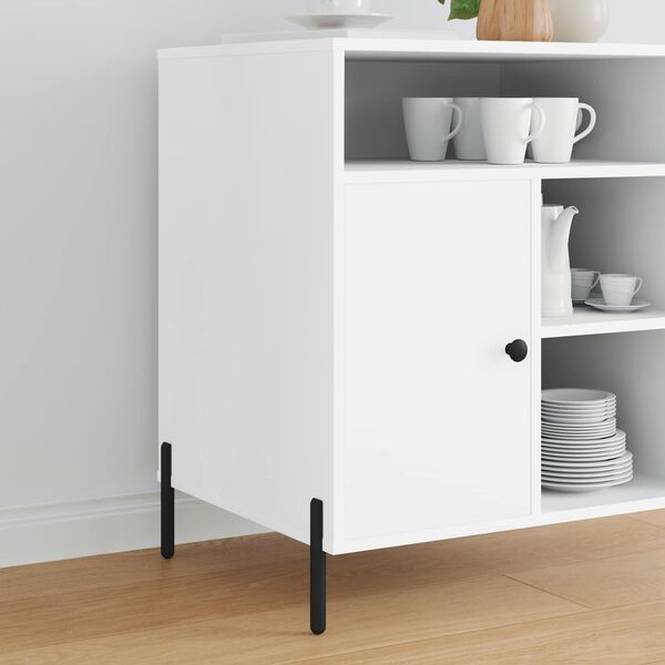 vidaXL Крака за мебели 2 pcs Черно 0 Желязо