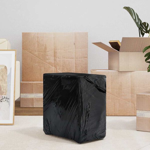 vidaXL Стреч фолио 2 бр. черно 17 &mu;m 50 cm x 150 m