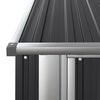 vidaXL Градинска барака антрацит 180,5x97x209,5 см поцинкована стомана