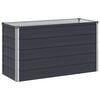 vidaXL Вдигната леха за градина Антрацит 100 x 40 x 55 cm