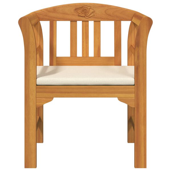 vidaXL Розова пейка Естествен 68,5 x 46 x 82,5 см