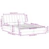 vidaXL Рамка за легло без матрак Hanko, тъмнозелена, 120x200 см, кадифе