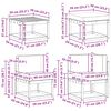 vidaXL Комплект дивани за открито 8 pcs Натурален и Бежов