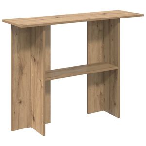 vidaXL Конзолна маса Дъб артизан 100 x 30 x 75 см Инженерна дървесина