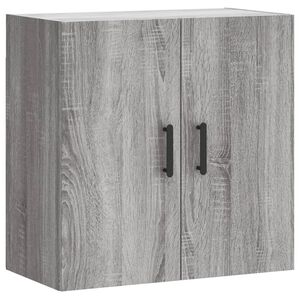 vidaXL Стенен шкаф, сив сонома, 60x31x60 см, инженерно дърво
