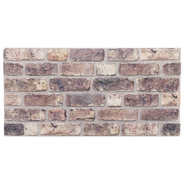 vidaXL 3D стенни панели 10 бр тъмнокафяво 100x50 см EPS