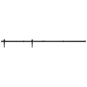 vidaXL Комплект за мини плъзгаща врата за шкаф, стомана, 183 см