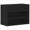 vidaXL Пейка за обувки 60 x 30 x 45 cm Инженерна дървесина Черния дъб