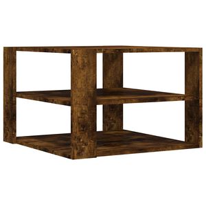 vidaXL Кафе маса, дъб сонома, 58x58x40 см, инженерно дърво
