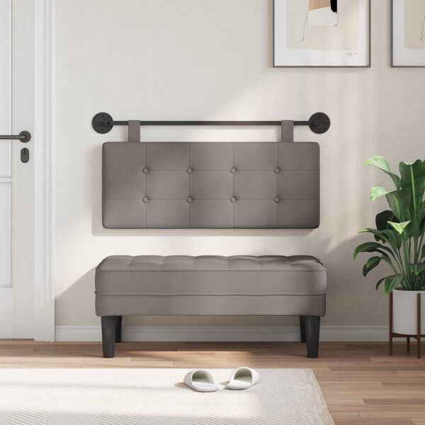 vidaXL Висяща табла Монтиране на стена текстил