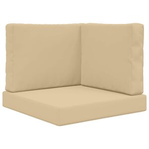 vidaXL Възглавница за диван на открито Полиестер Бежово 60 x 60 cm