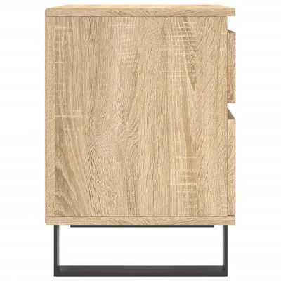 vidaXL Нощно шкафче, сонома дъб, 40x35x50 см, инженерно дърво