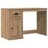 vidaXL Бюро Дъб 50 x 115 x 75 см Инженерна дървесина